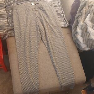 Joe Fresh Black and White Checkered Leggings